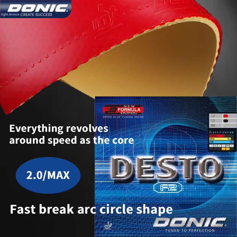 Table Tennis Germany - Authentic DONICF2 table tennis rubber from