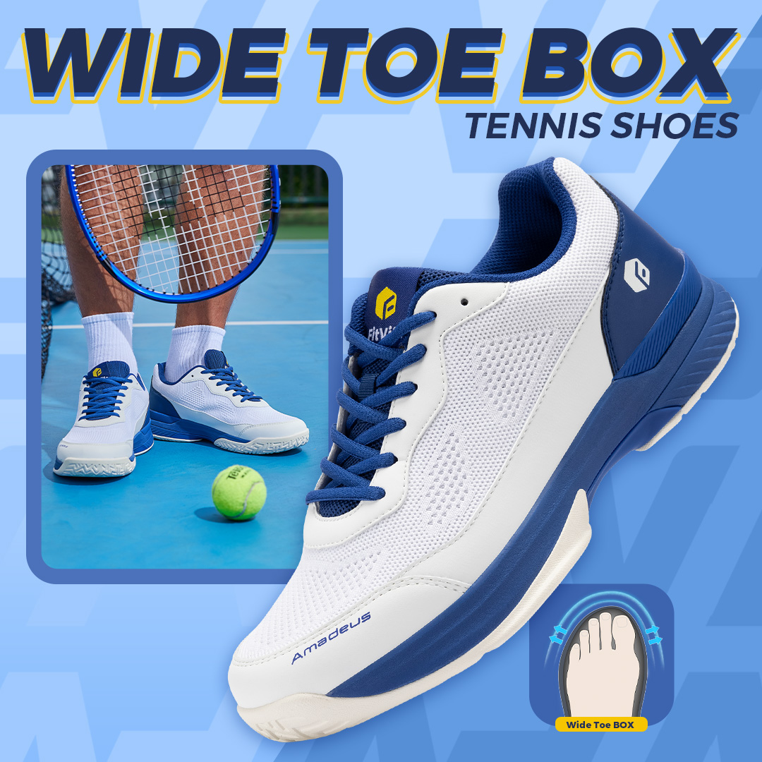 Table Tennis Men - FitVille Pofessional Tennis Shoes for Mens