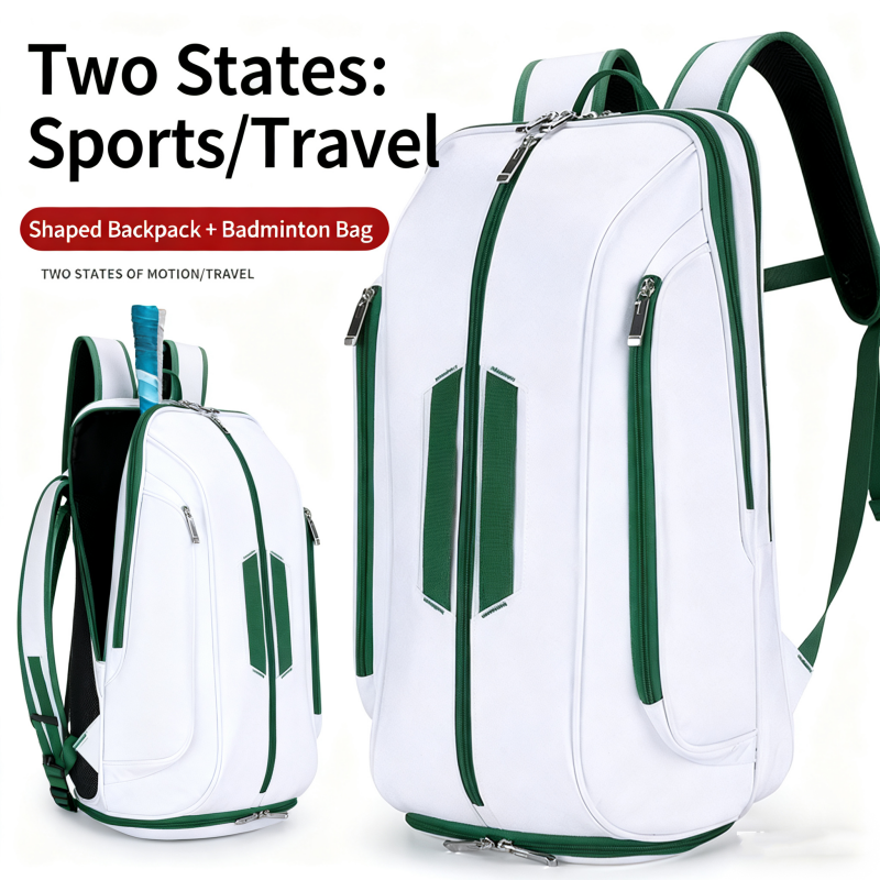 Table Tennis Kit Bag - Tennis Backpack For Sport Convertible Padel