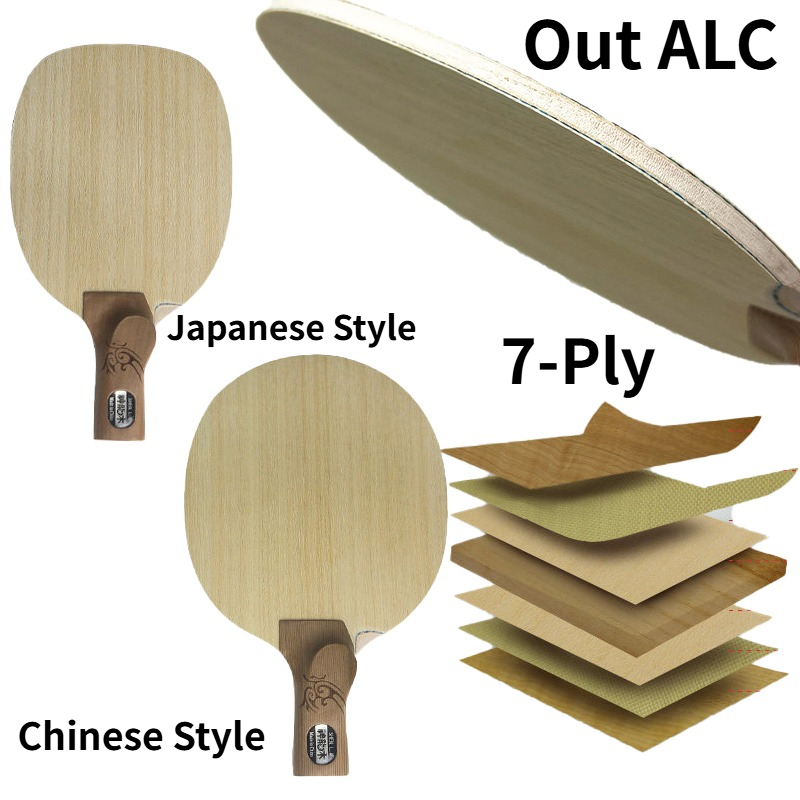 Table Tennis In Chinese - Chinese/Japanese Penhold Grip 7-Layer Table Tennis