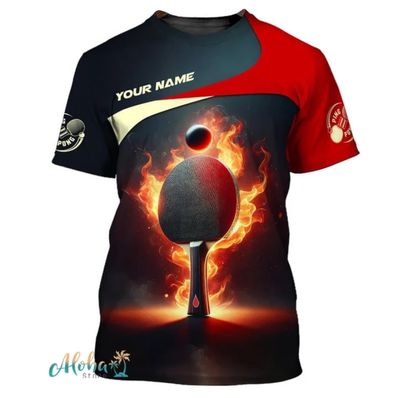 Table Tennis Shorts - Full Print Ping Pong Tshirts For