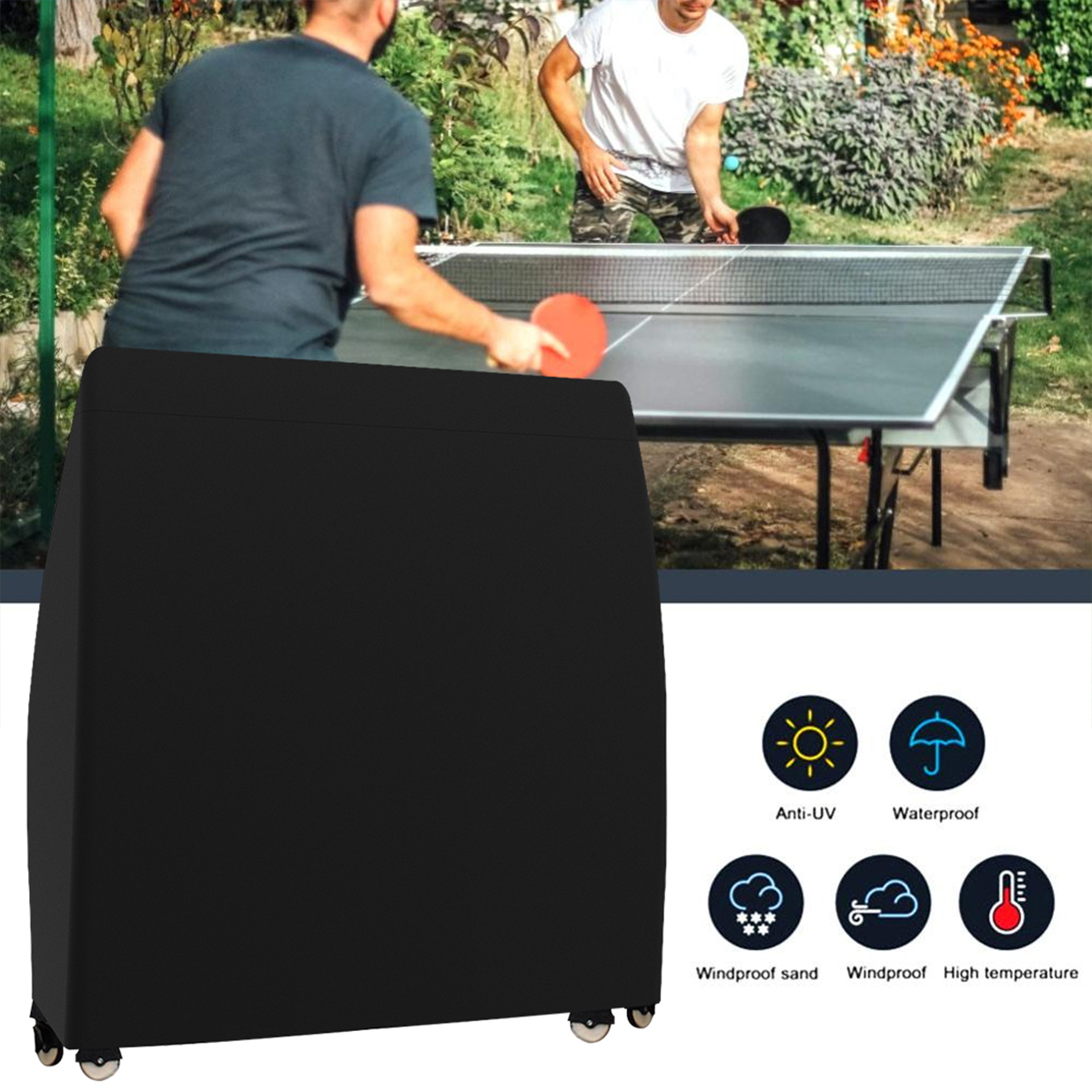 Table Tennis Table Cover Water - огляд і ціна Table Tennis Equipment