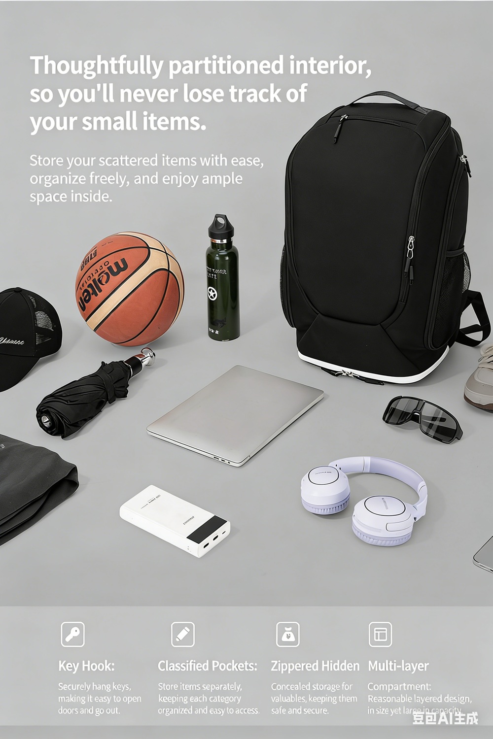 40L Multi-Functional Badminton - огляд і ціна Table Tennis Kit Bag