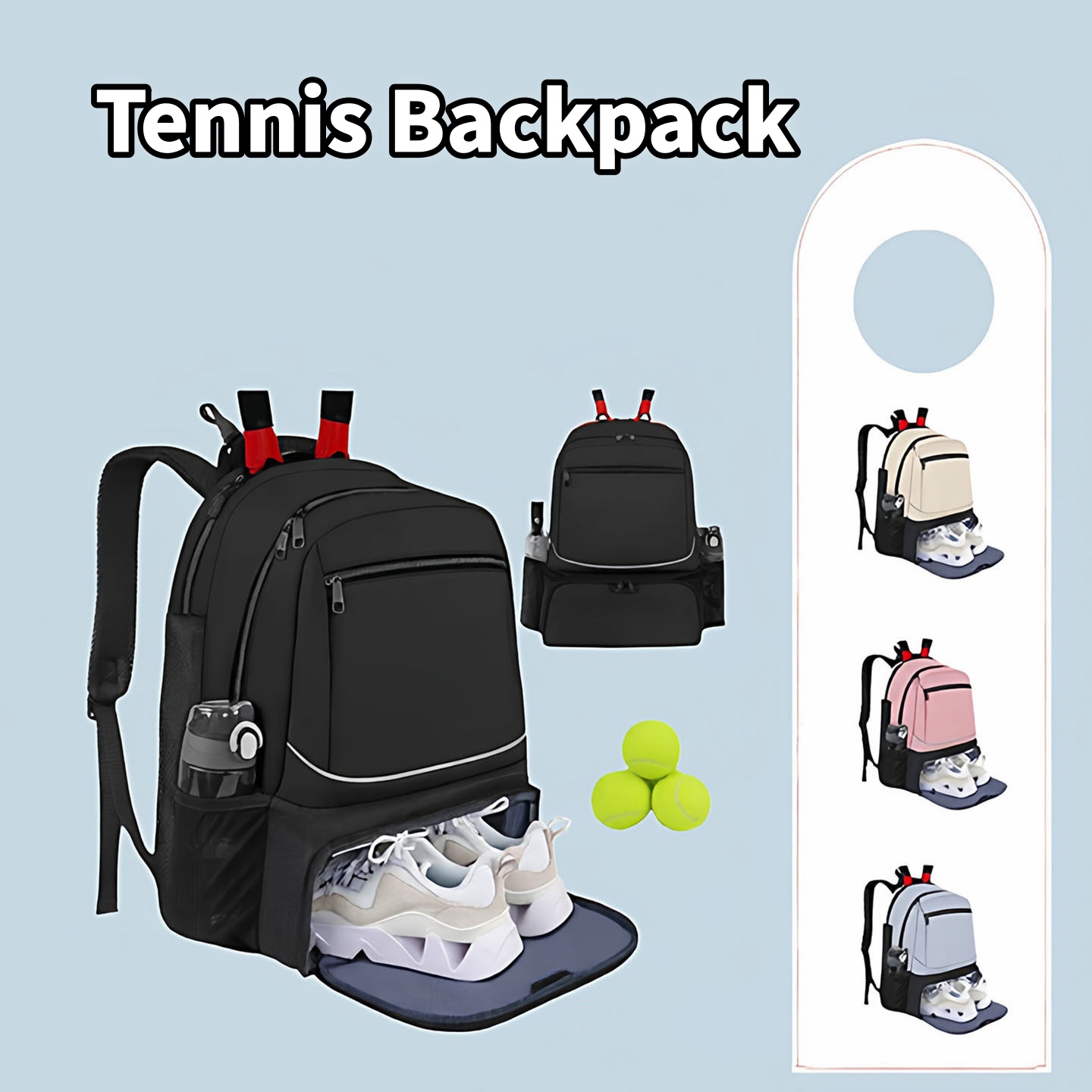 Tennis Backpack Large Capacity - огляд і ціна Table Tennis Kit Bag
