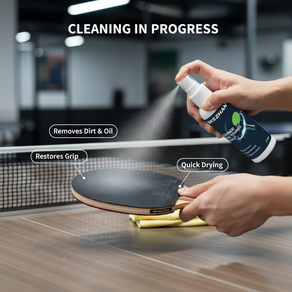 Ping Pong Paddle Cleaner Spray - огляд і ціна Table Tennis Bat