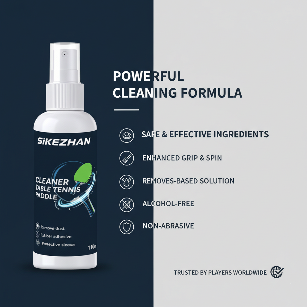 Ping Pong Paddle Cleaner Spray - огляд і ціна Table Tennis Bat