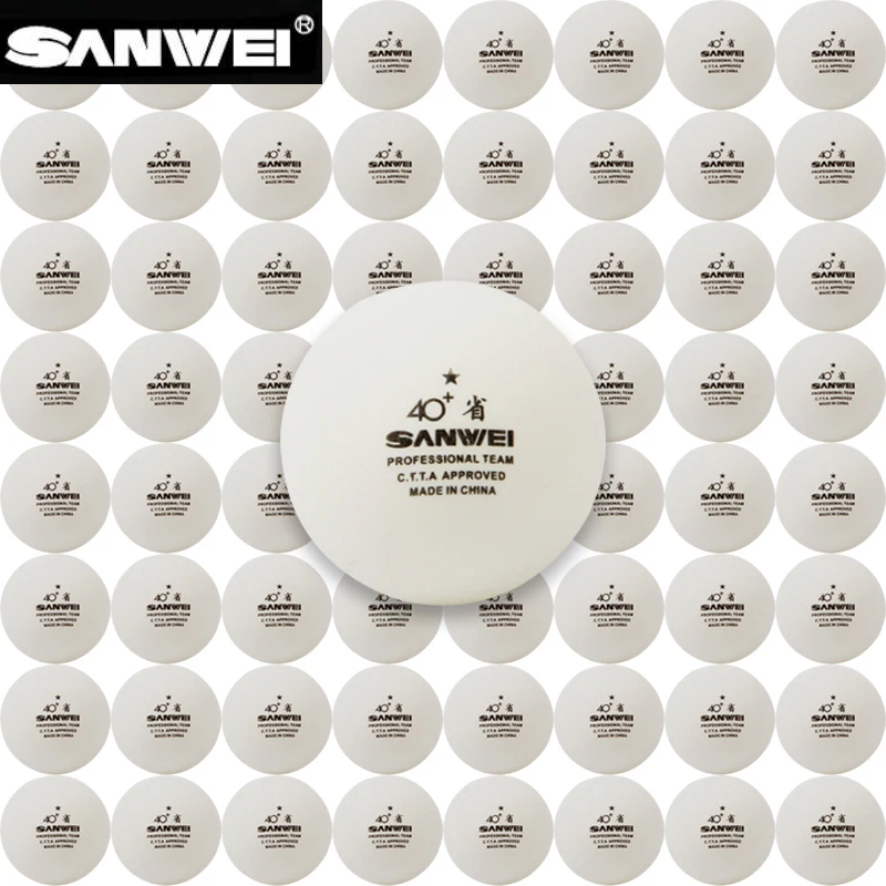 SANWEI 100pcs/pack 40+ Table T - огляд і ціна Table Tennis In Chinese