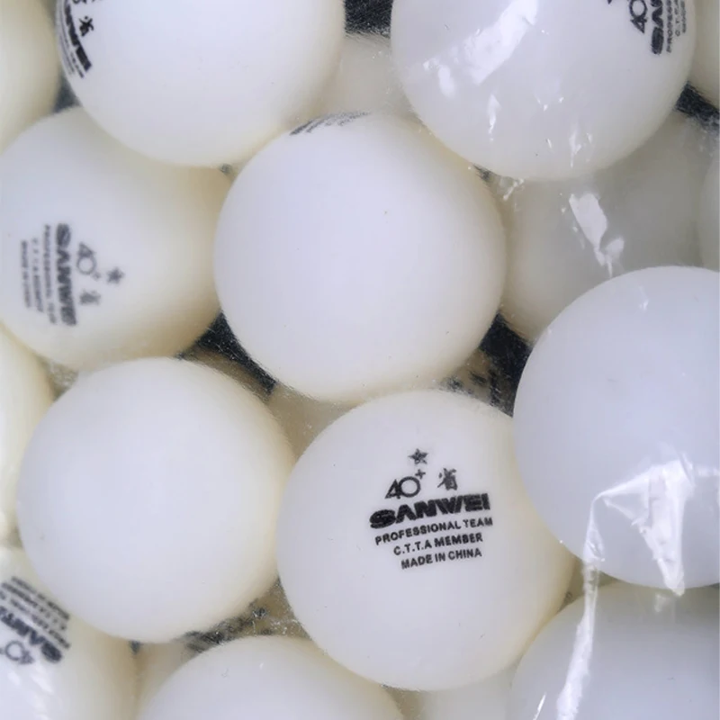 SANWEI 100pcs/pack 40+ Table T - огляд і ціна Table Tennis In Chinese