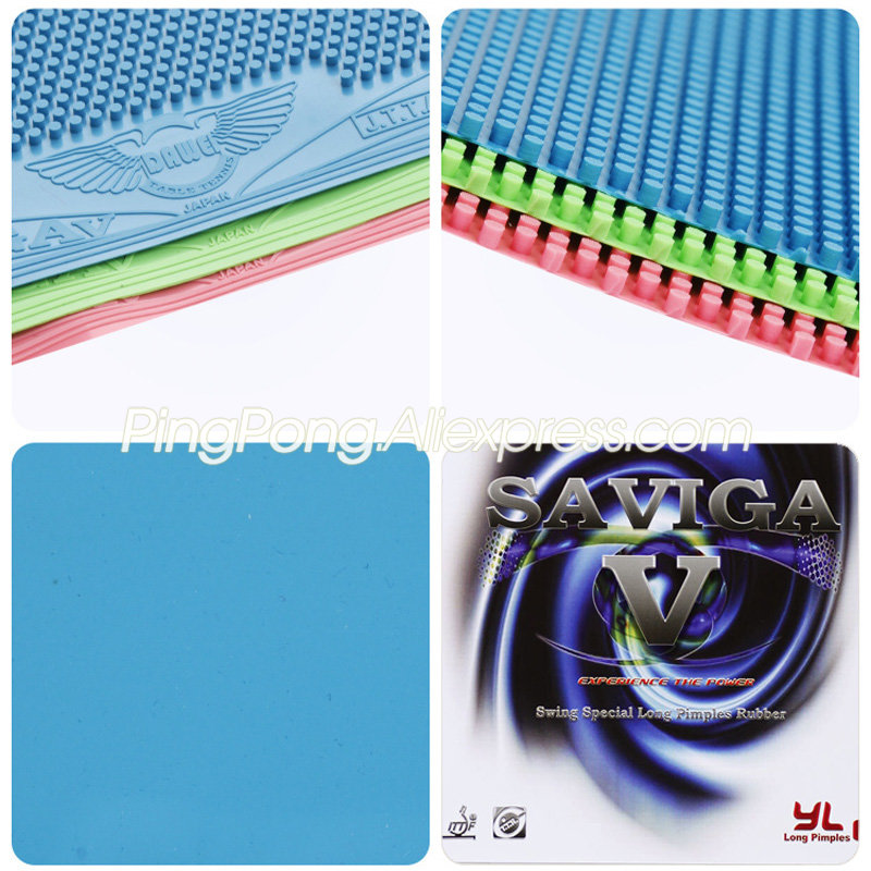 Colorful DAWEI SAVIGA V Pips-l - огляд і ціна Table Tennis Forehand