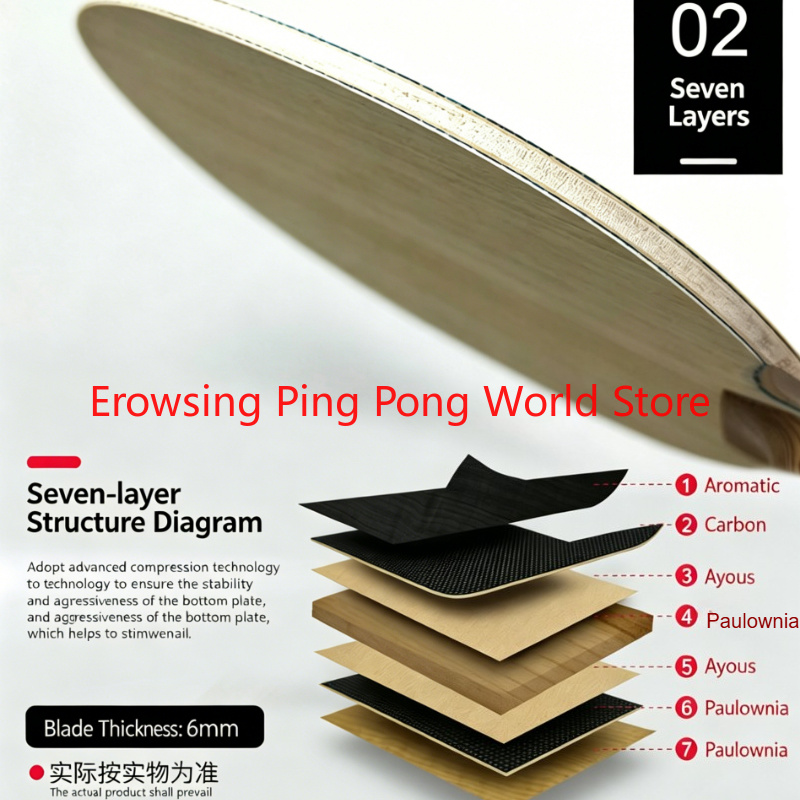 Shenlong Wood ALC Carbon Table - огляд і ціна Table Tennis In Chinese