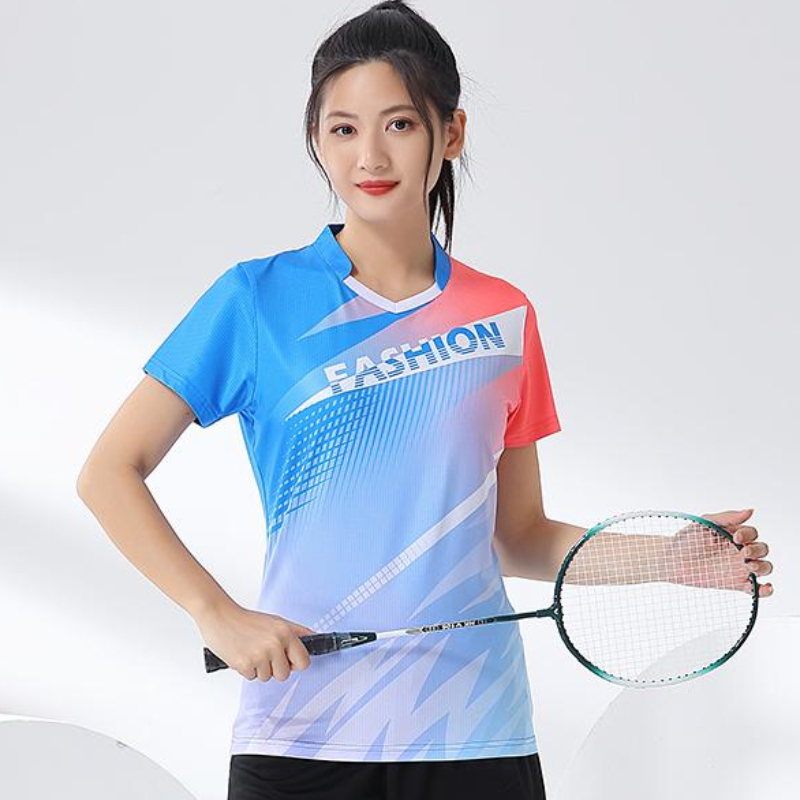 Women Badminton Shirt Print Go - огляд і ціна Table Tennis Uniform