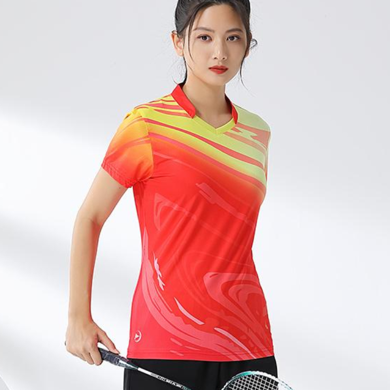 Women Badminton Shirt Print Go - огляд і ціна Table Tennis Uniform