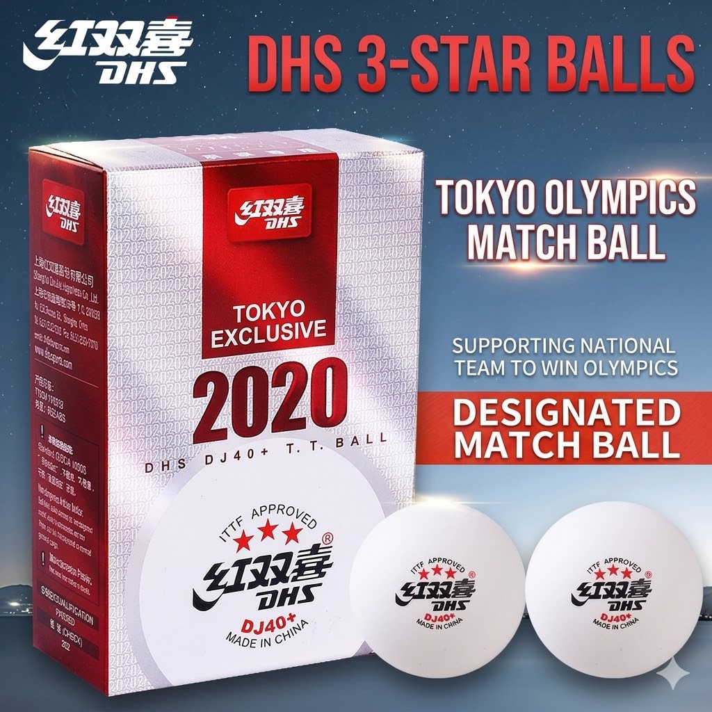 6pcs Original DHS WTT Ping Pon - огляд і ціна Table Tennis Zlc