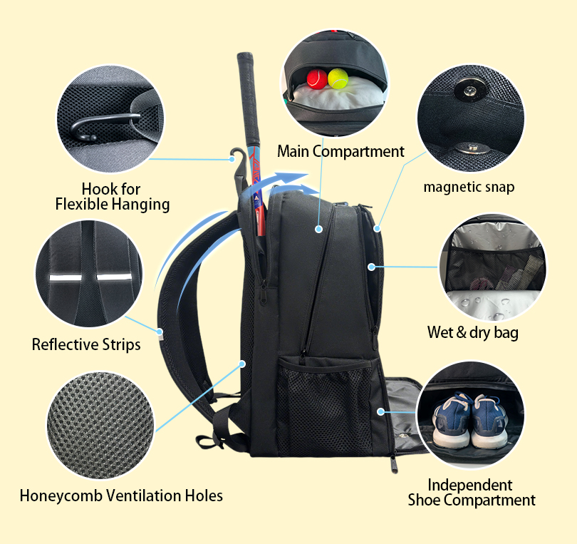Large Capacity Badminton Tenni - огляд і ціна Table Tennis Kit Bag