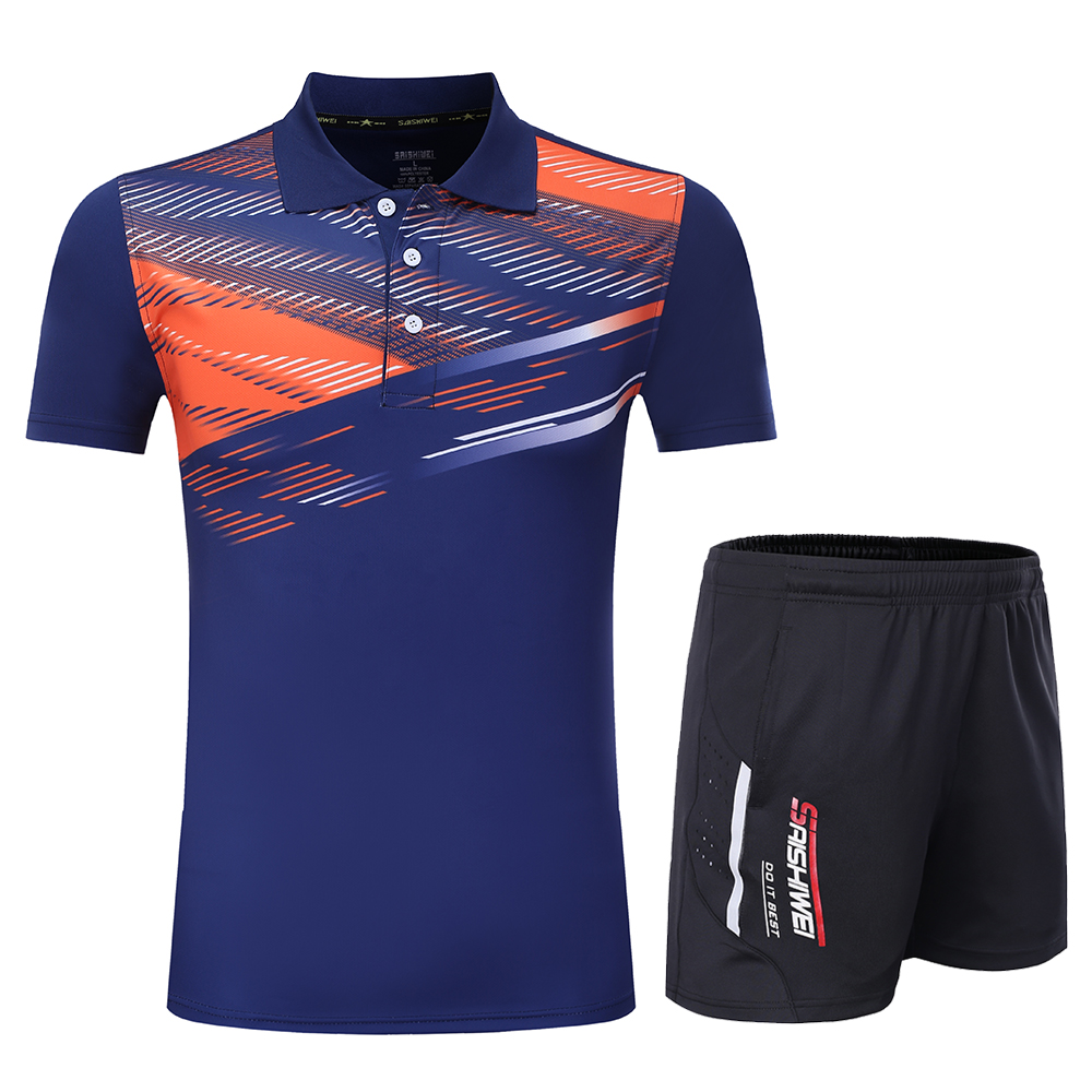New Men Women Tennis T Shirt   - огляд і ціна Table Tennis Shorts