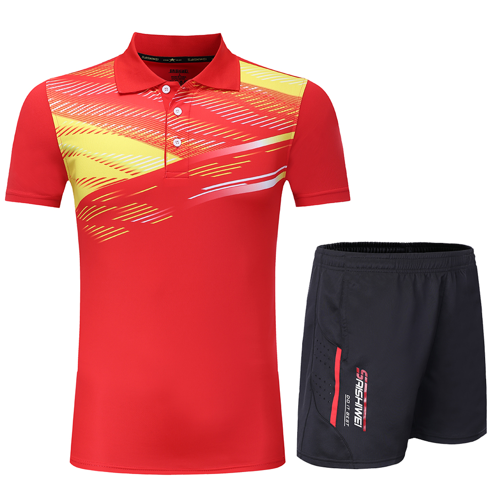 New Men Women Tennis T Shirt   - огляд і ціна Table Tennis Shorts