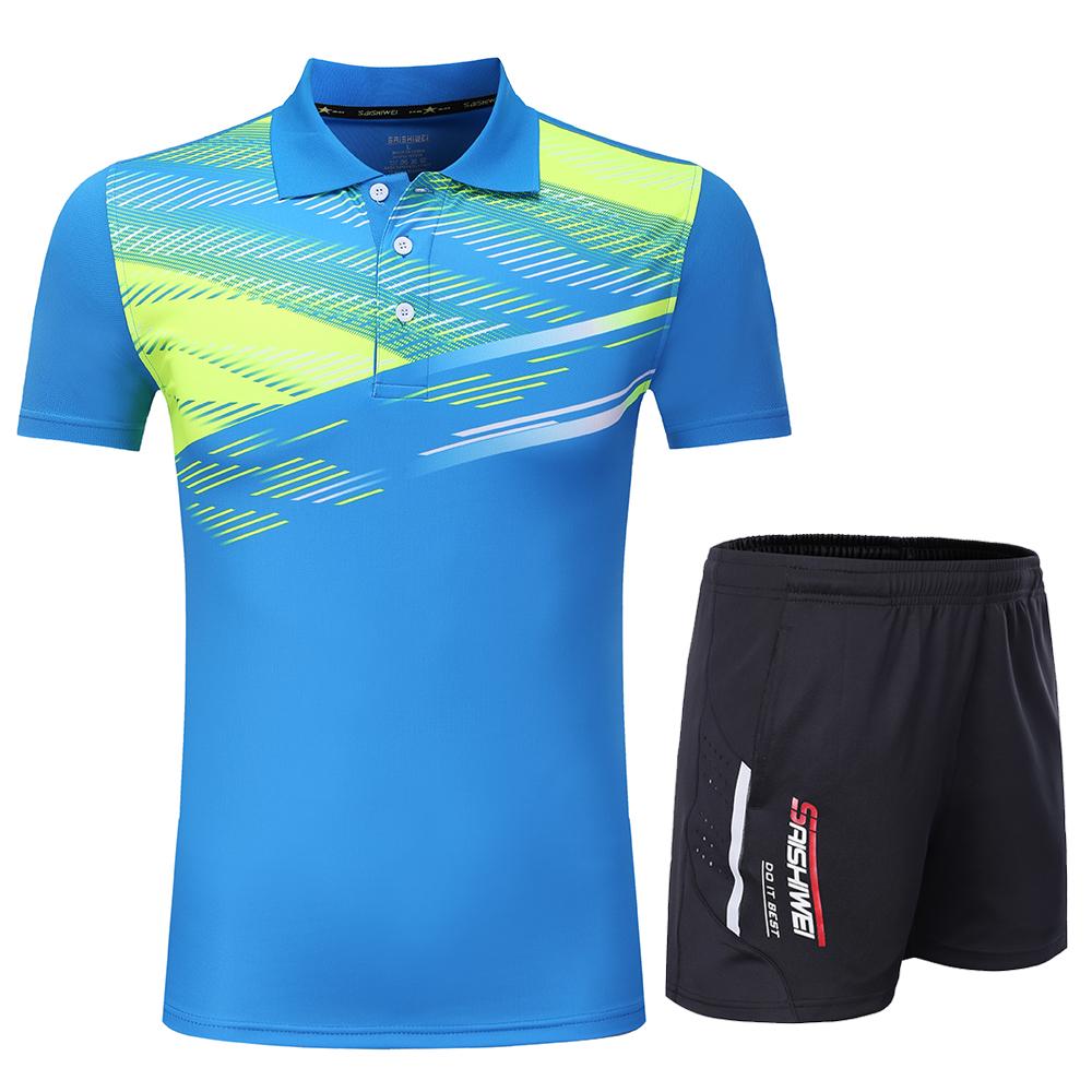 New Men Women Tennis T Shirt   - огляд і ціна Table Tennis Shorts