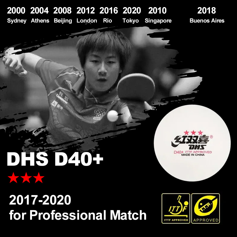 DHS D40+ DJ40+ Ping Pong Balls - огляд і ціна Table Tennis How To Play